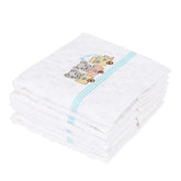 Bears on the Train Embroidery Kids Hand Towel Set of 4 - Home4u